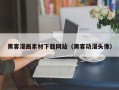 常德黑客漫画素材下载网站（黑客动漫头像）
